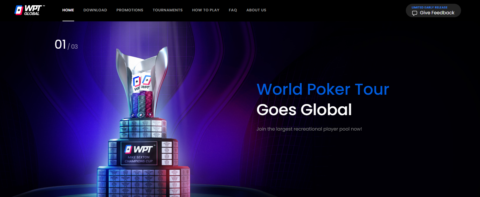 WPT Global Bonus Code NEWBONUS Makakuha ng 100 na walang deposito at